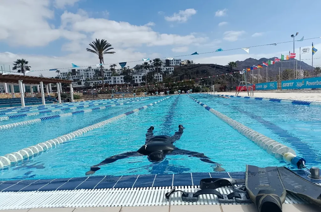 Breathwork and pool freediving training in South Fuerteventura