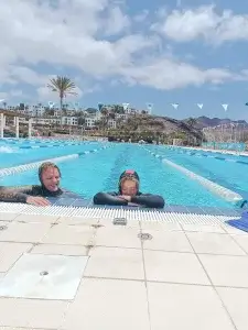 Breathwork and pool training for ocean confidence in South Fuerteventura